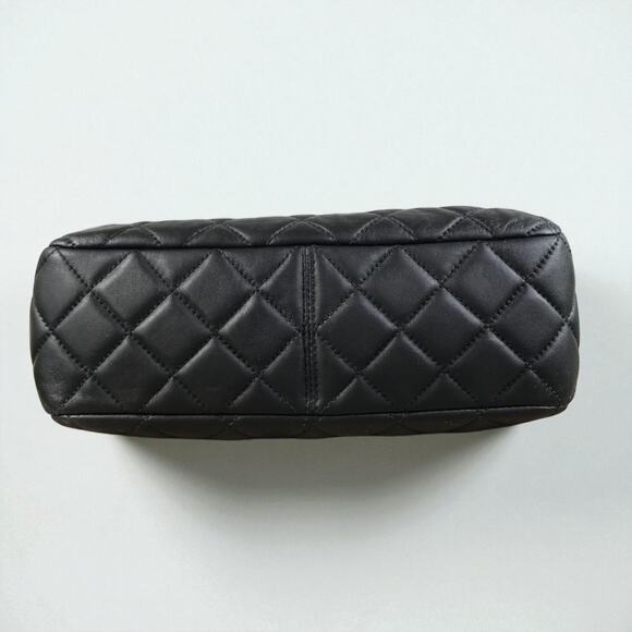 MICHAEL KORS Sloan Chain Quilted Leather Shoulder Bag Black Holiday Office Party - Picture 9 of 13